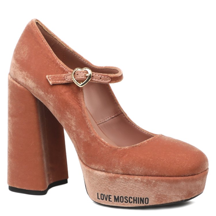 

Туфли женские Love Moschino JA1029CG бежевые 37 EU, Бежевый, JA1029CG