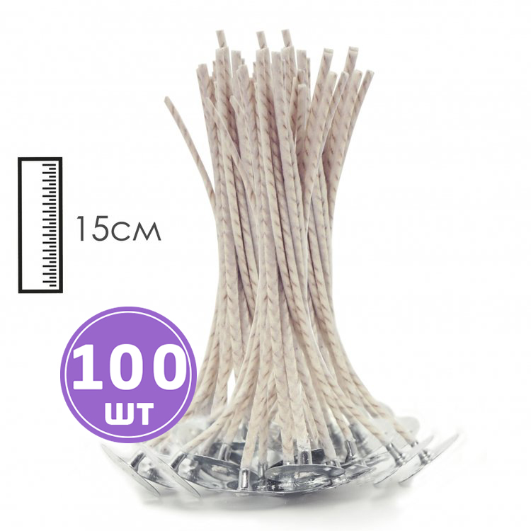 

Фитиль с держателем Epoxy Master Эко 100 шт., 15 см