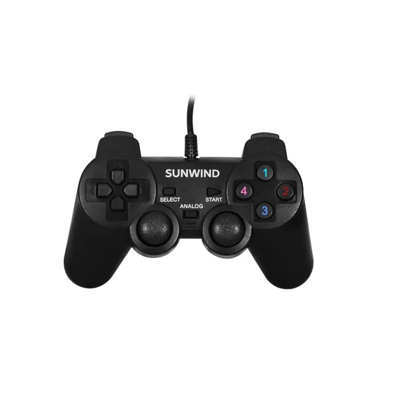 

Геймпад SunWind SW-GP100M для PC Black, Черный