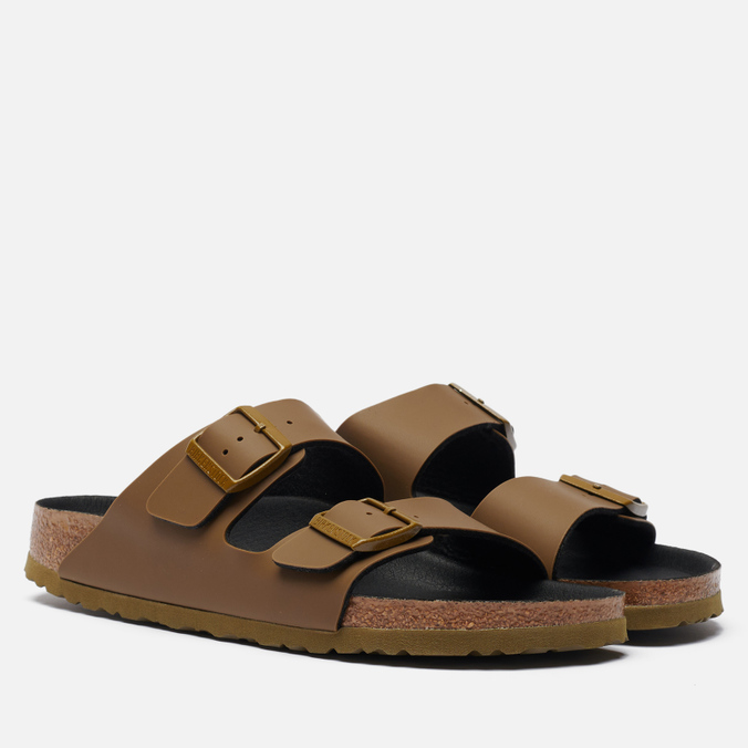 Мужские сандалии Birkenstock Arizona Birko-Flor оливковый, размер 42 EU