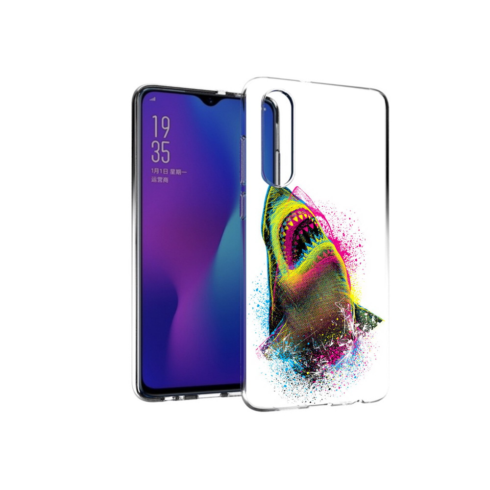 

Чехол MyPads Tocco для Huawei P30 челюсти-2, Прозрачный, Tocco