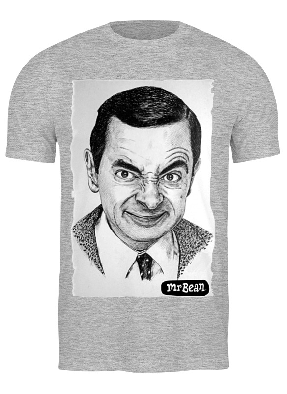 

Футболка мужская Printio Mr.bean-1 серая XL, Серый, Mr.bean-1