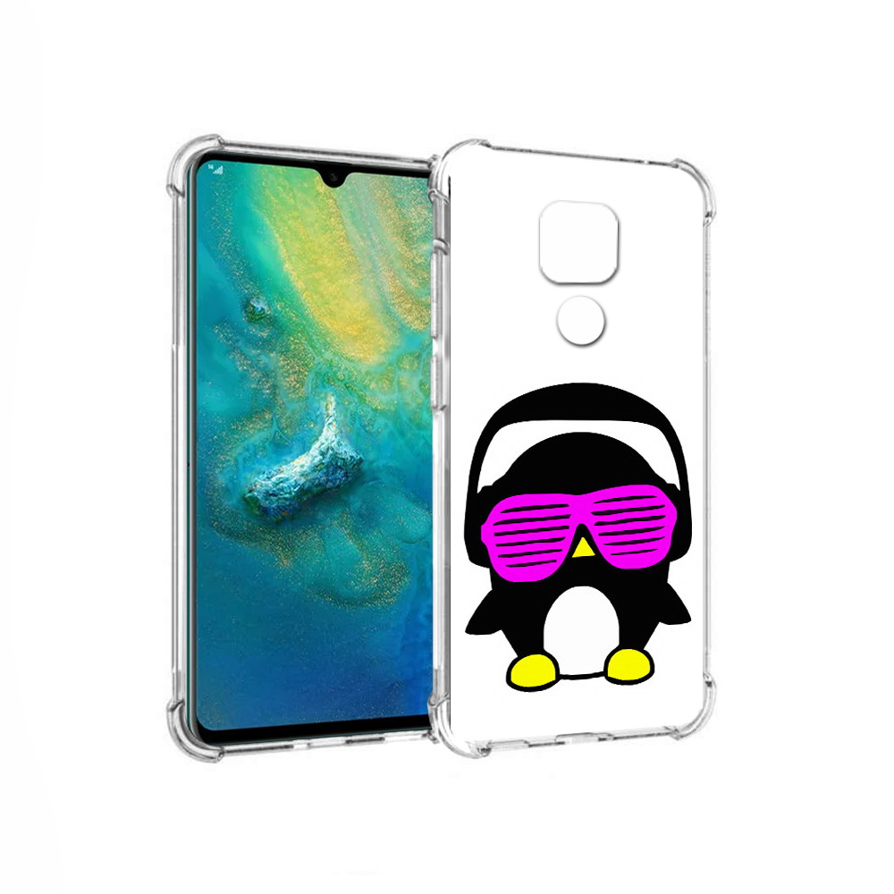 

Чехол MyPads Tocco для Huawei Mate 20x пингвин (PT124578.30.541), Прозрачный, Tocco