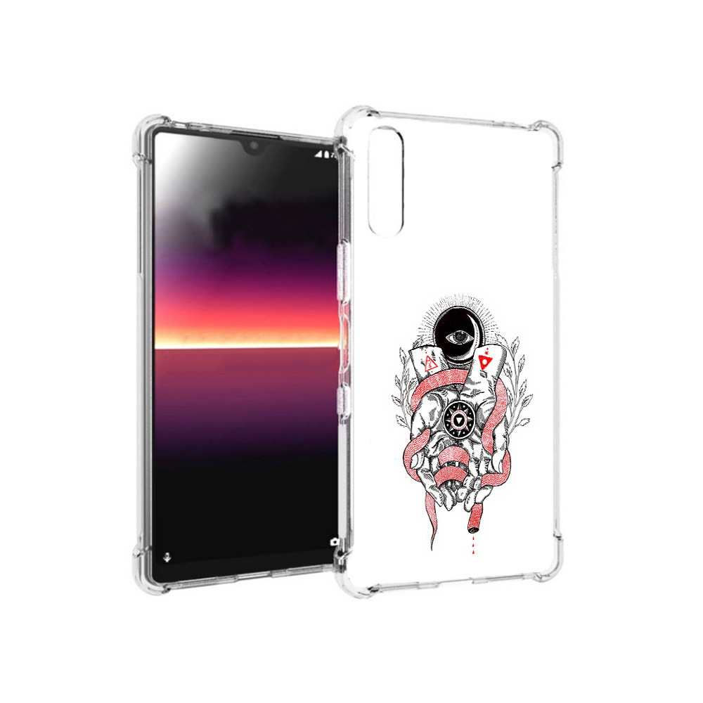 

Чехол MyPads Tocco для Sony Xperia L4 абстрация связанные руки (PT227010.235.213), Прозрачный, Tocco