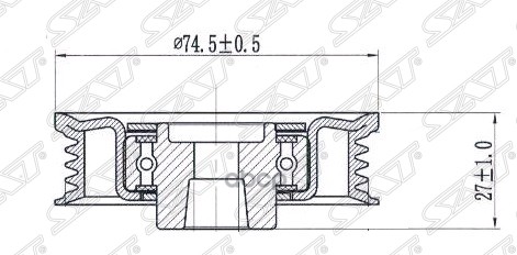 

Натяжной Ролик Ремня Кондиционера Mmc Colt Sat арт. ST-MN137552