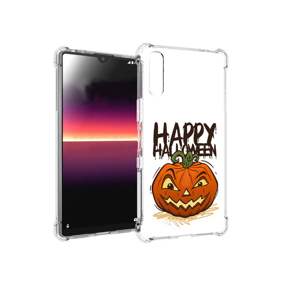 

Чехол MyPads Tocco для Sony Xperia L4 Хэллоуин счастливый (PT227010.235.195), Прозрачный, Tocco