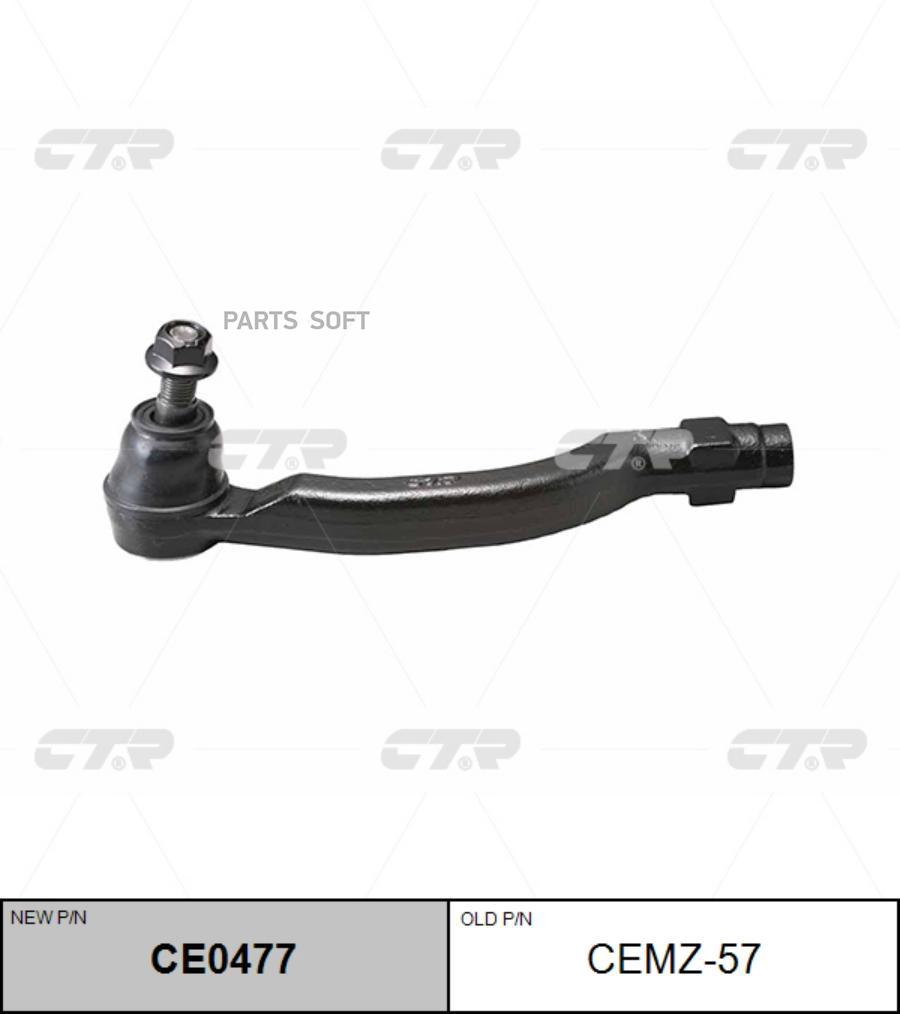 

Ctr Наконечник Рулевой Тяги Правый Mazda 6 Ii (Старый Cemz-57) Ce0477