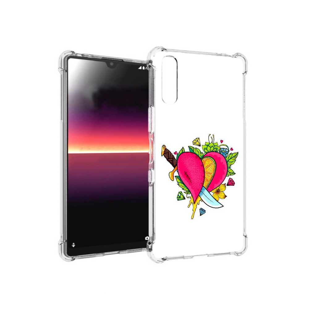 

Чехол MyPads Tocco для Sony Xperia L4 Фруктовое сердце (PT227010.235.188), Прозрачный, Tocco