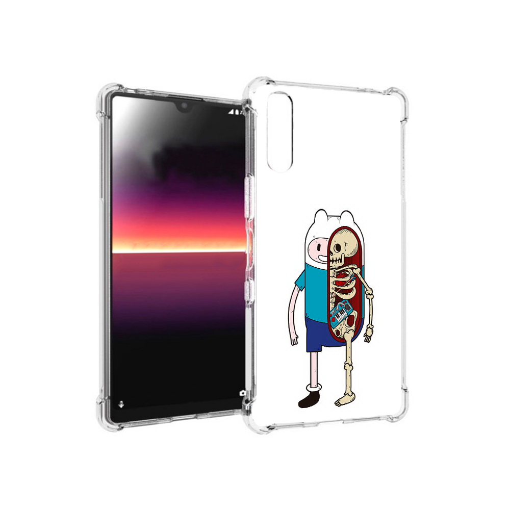 

Чехол MyPads Tocco для Sony Xperia L4 Финн скелет (PT227010.235.187), Прозрачный, Tocco
