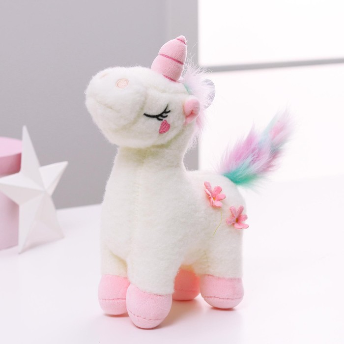 

Milo toys Мягкая игрушка «Милый единорог», 22 см, Белый