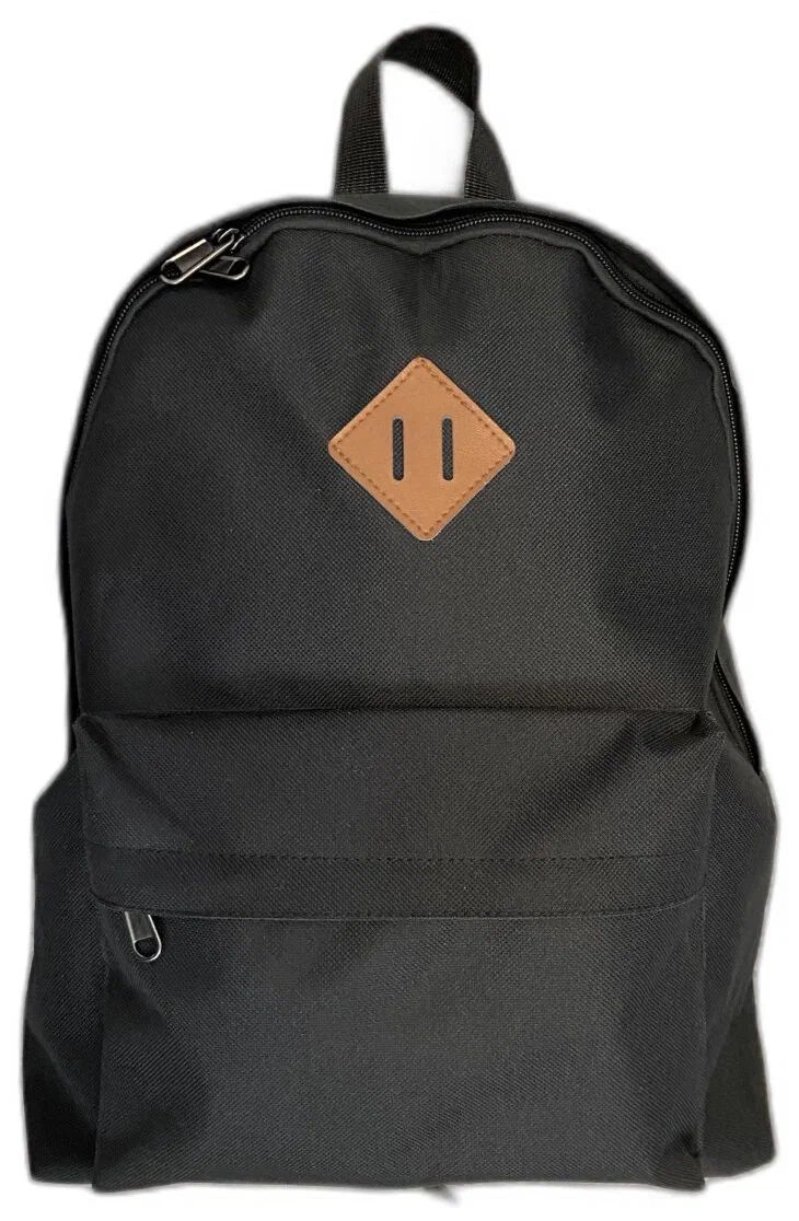 

Рюкзак унисекс NoBrand MKB409 чёрный, 38х26х15 см, Черный, MKB409