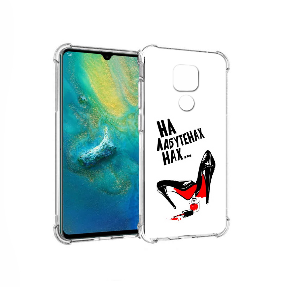 

Чехол MyPads Tocco для Huawei Mate 20x на лабутенах (PT124578.30.493), Прозрачный, Tocco