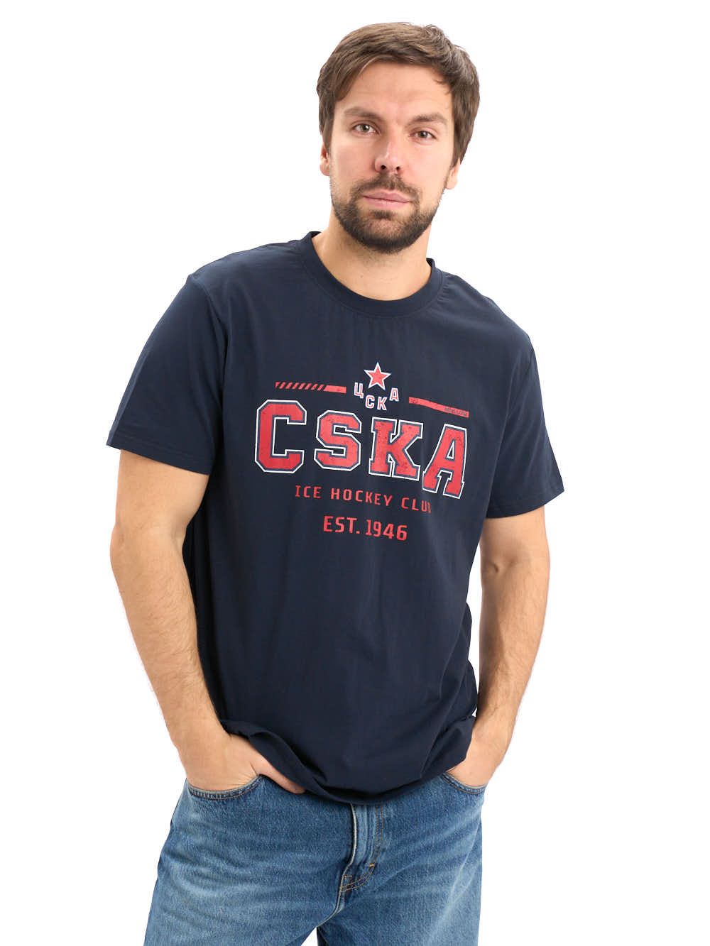 

Футболка мужская Atributika&Club 832250 синяя L, Синий, 832250