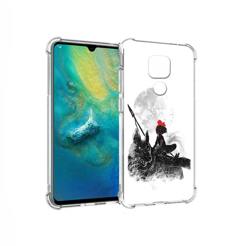 

Чехол MyPads Tocco для Huawei Mate 20x мононоке (PT124578.30.481), Прозрачный, Tocco