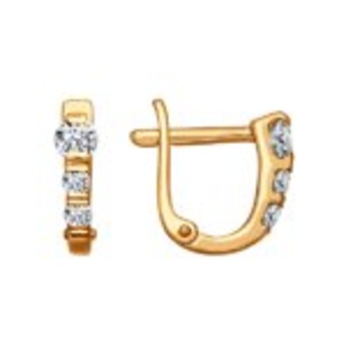 

Серьги из золота Golden Eagle 024284, фианит, 024284