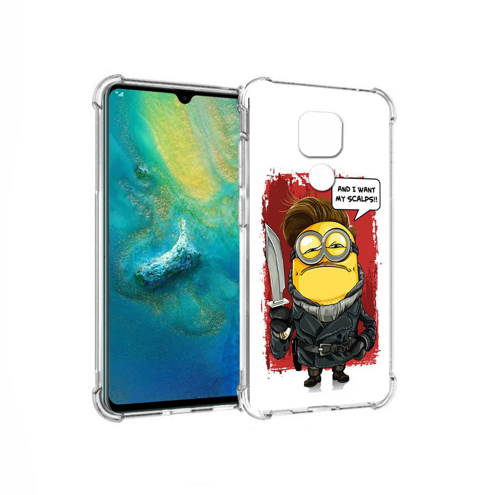 

Чехол MyPads Tocco для Huawei Mate 20x миньон убийца (PT124578.30.477), Прозрачный, Tocco