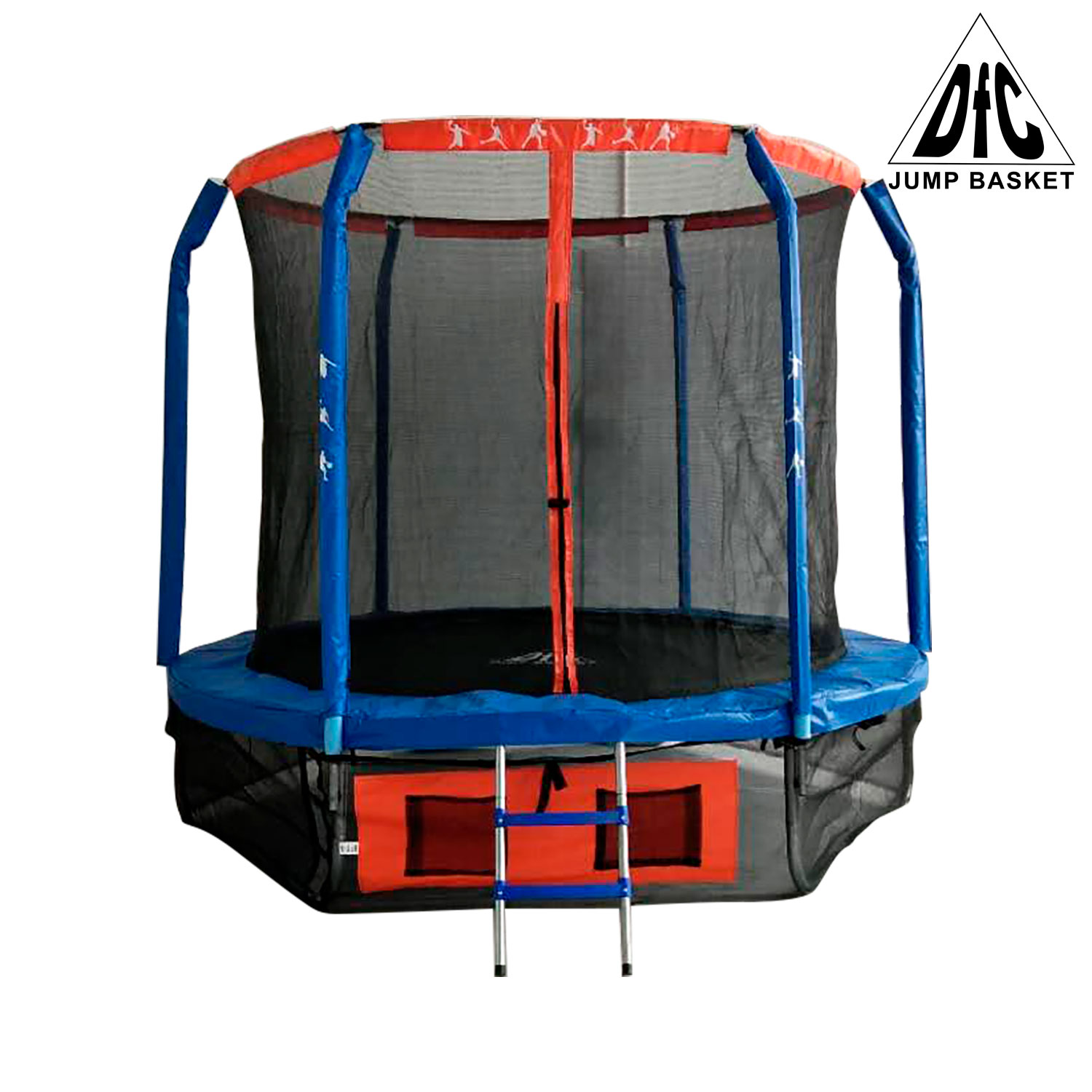 

Батут DFC JUMP BASKET 8ft с сеткой синий/красный 8FT-JBSK-B