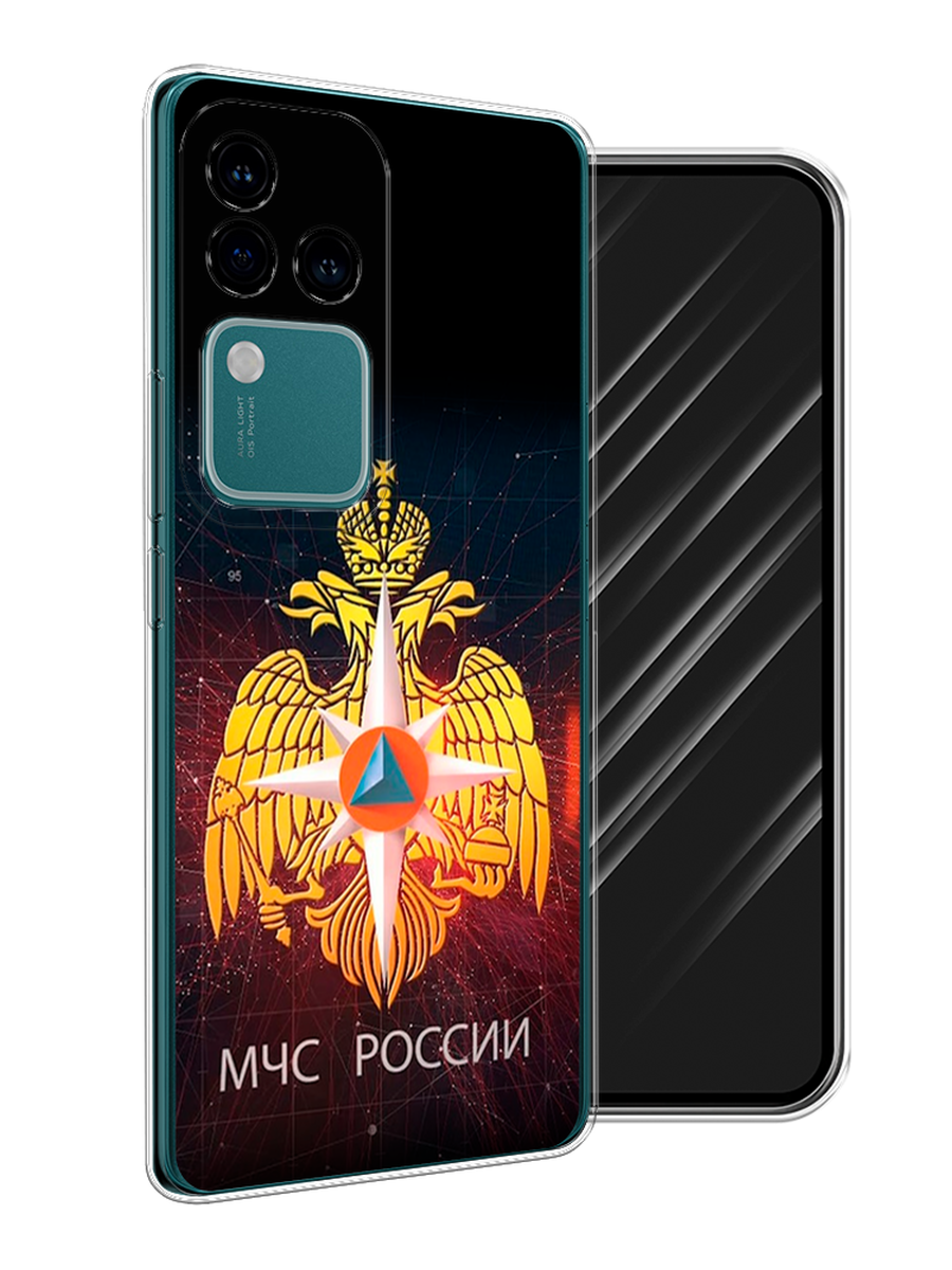 

Чехол Awog на Vivo V30 Pro/S18 Pro "МЧС России", Черный;желтый;красный, 2610050-1