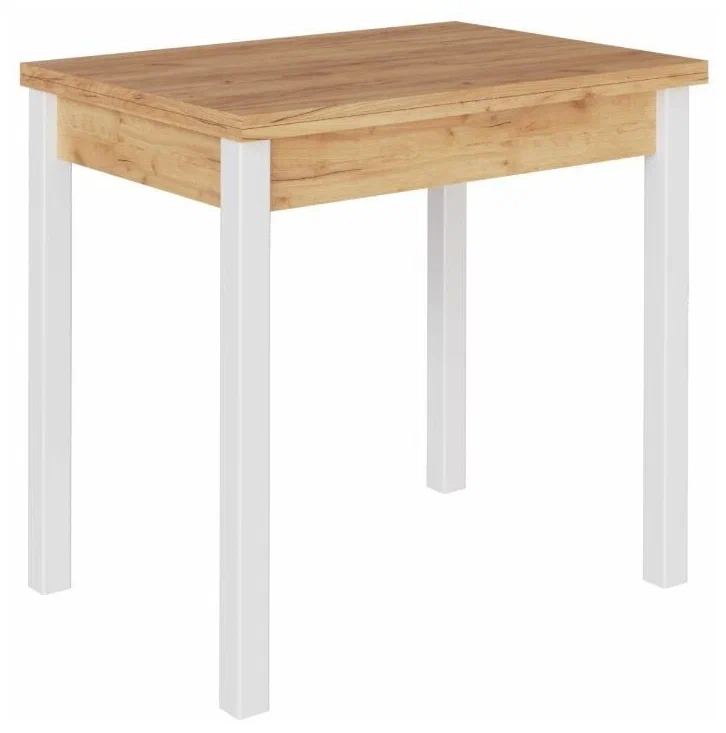 фото Обеденный стол мебель-комплекс со-07 белый/дуб крафт золотой