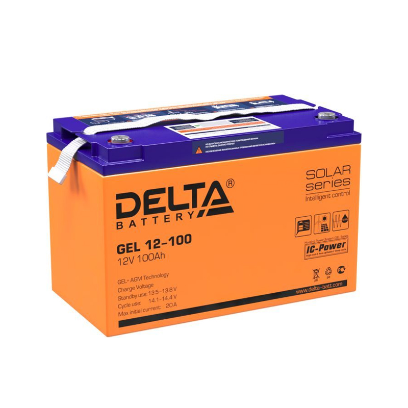 фото Аккумулятор для ибп delta gel 12-100 12в, 100ач