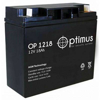 

Аккумулятор для ИБП Optimus OP 1218