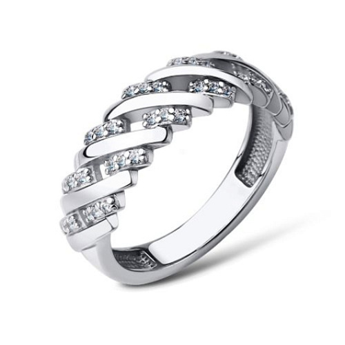 

Кольцо из серебра р. 18 Golden Eagle 01-3925/00КЦ-00, фианит, 01-3925/00КЦ-00