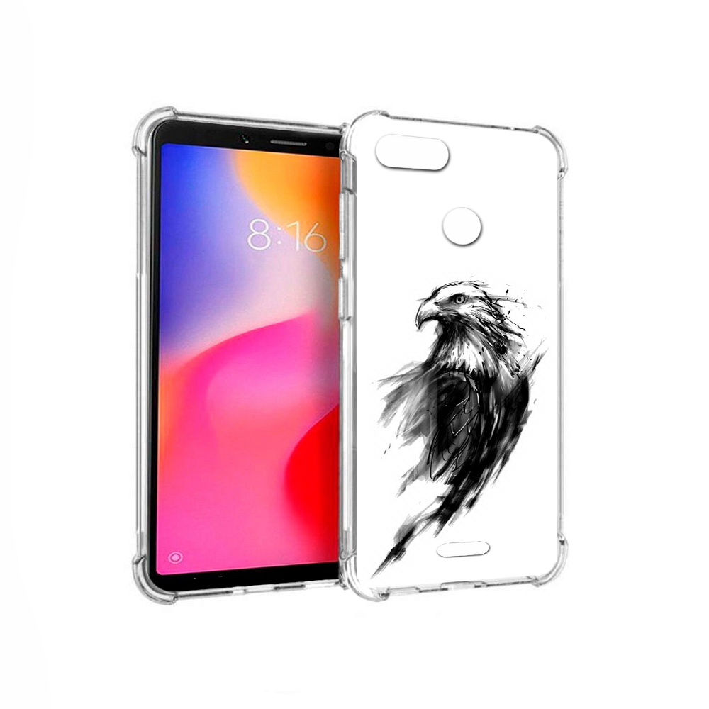 

Чехол MyPads Tocco для Xiaomi Redmi 6 чб птица (PT113762.304.670), Прозрачный, Tocco