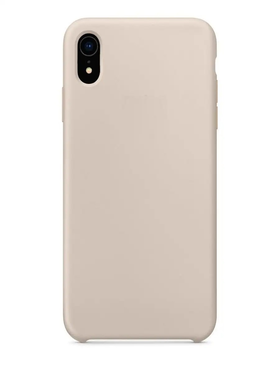 

Накладка силикон Silicone Case для iPhone Xr Stone, Бежевый, Apple iPhone XR