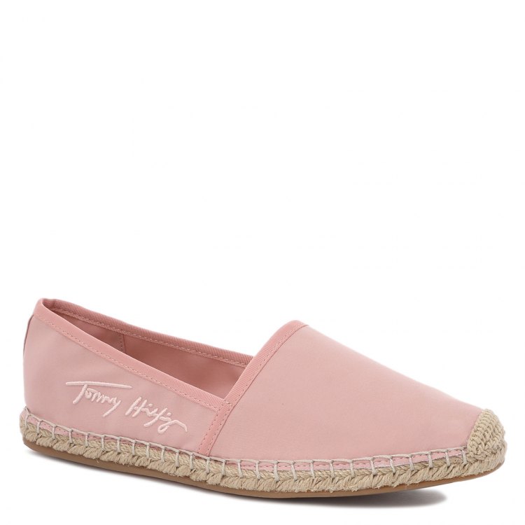 фото Женские эспадрильи tommy hilfiger th signature espadrille цв. светло-розовый 39 eu