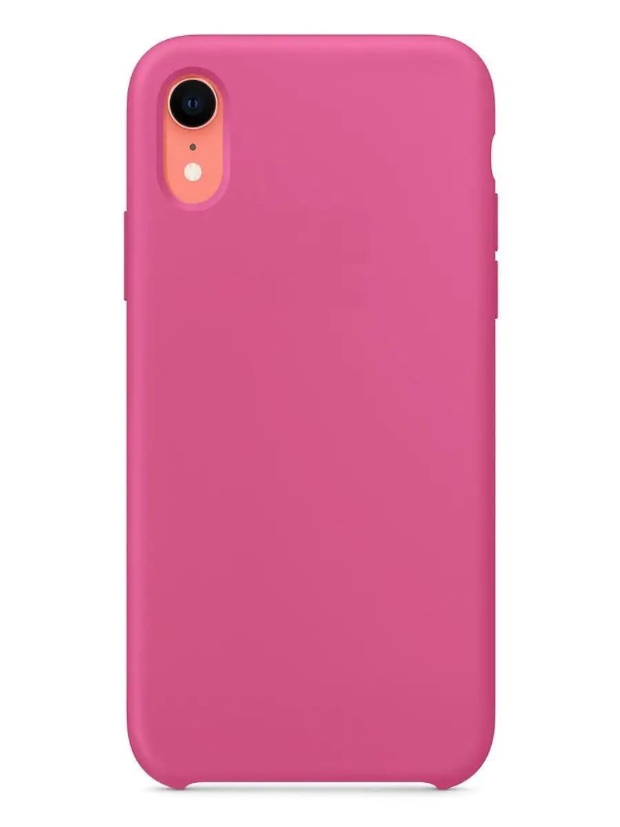 

Накладка силикон Silicone Case для iPhone Xr Dragon Fruit, Бордовый, Apple iPhone XR