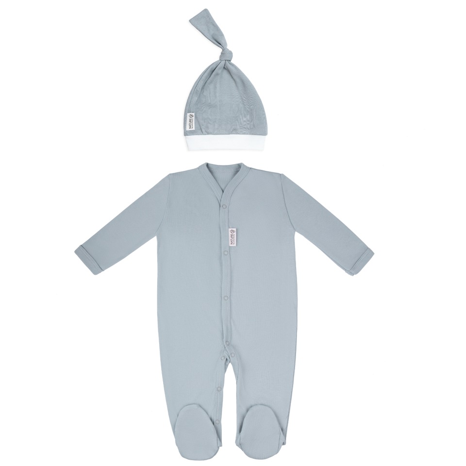 

Комплект одежды Amarobaby Nature essence серый р.56, AB-OD21-N301