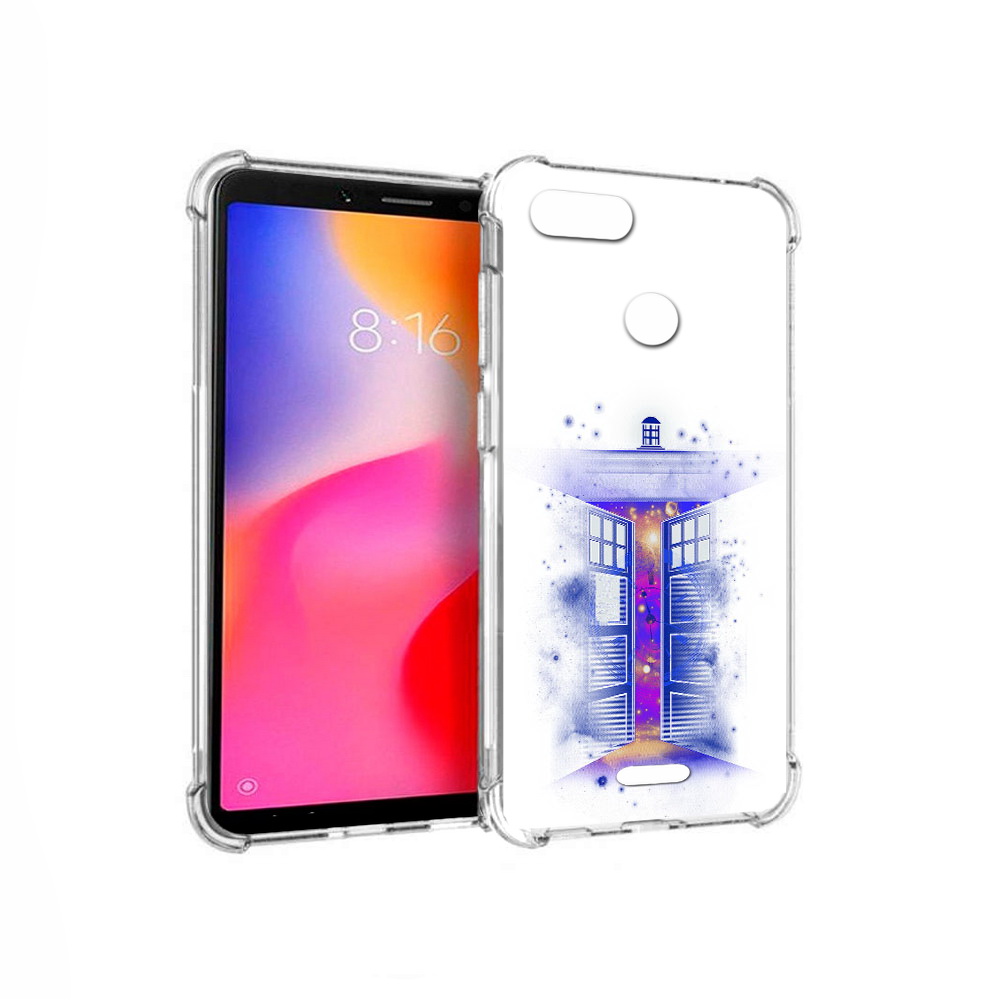 

Чехол MyPads Tocco для Xiaomi Redmi 6 фиолетовый уголок абстракция (PT113762.304.659), Прозрачный, Tocco