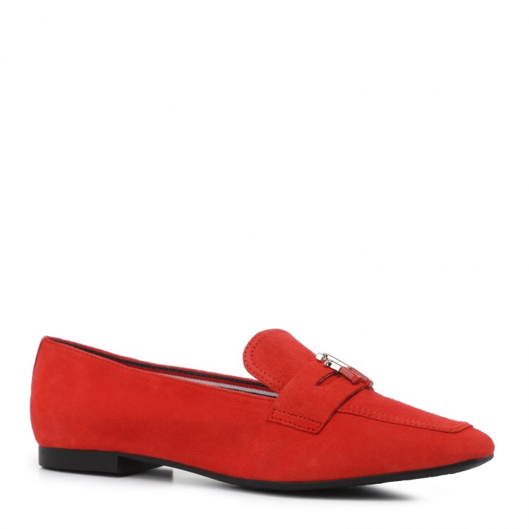 фото Женские полуботинки tommy hilfiger essential hardware loafer fw0fw05645 цв. красный 41 eu