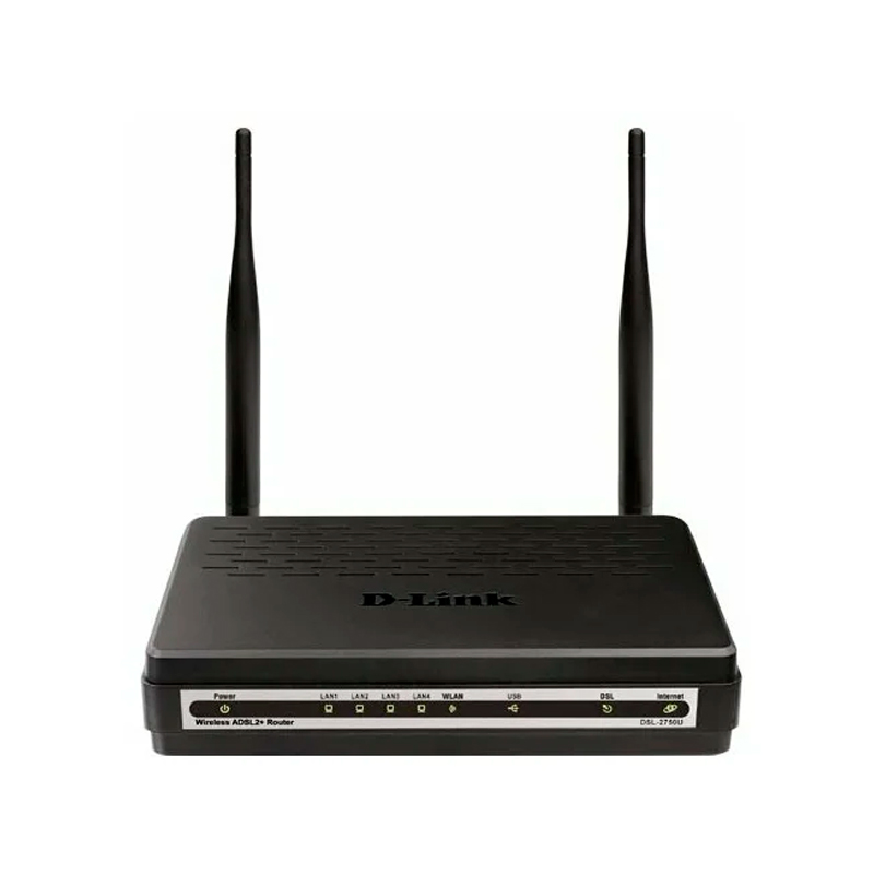 фото Wi-fi роутер d-link dsl-2750u black