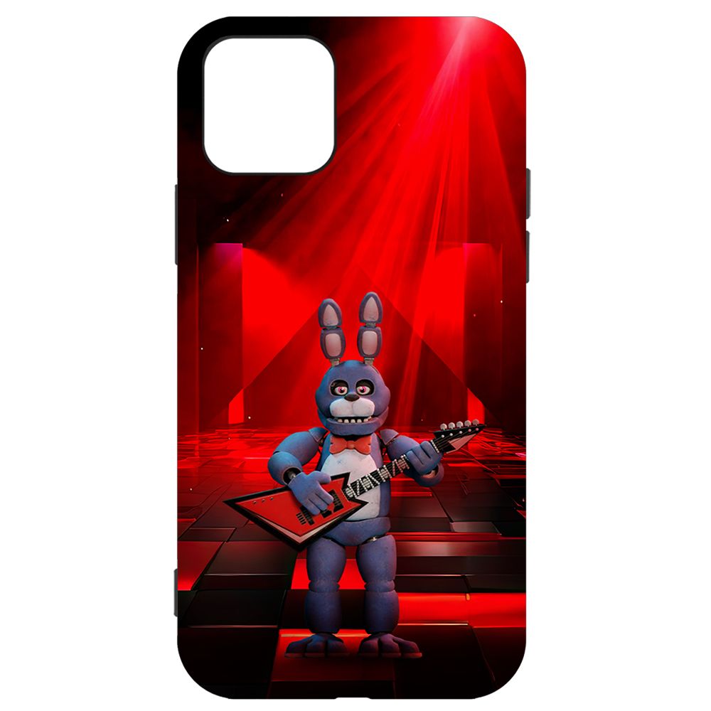 

Чехол-накладка Krutoff Soft Case ФНАФ - Бонни с гитарой для iPhone 11 Pro черный
