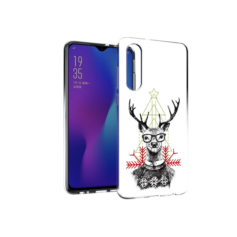 

Чехол MyPads Tocco для Huawei P30 умный олень, Прозрачный, Tocco