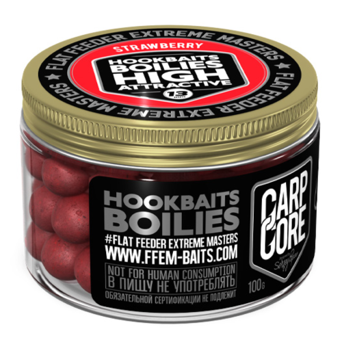 Бойлы Ffem Hookbaits Boilies 13mm Strawberry