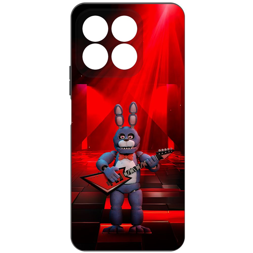 

Чехол-накладка Krutoff Soft Case ФНАФ - Бонни с гитарой для Honor X8b черный