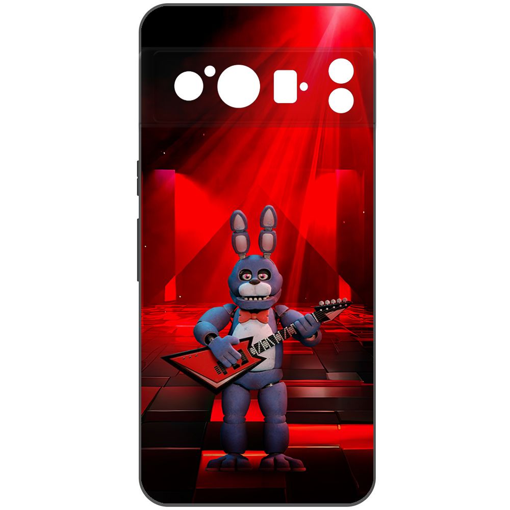 

Чехол-накладка Krutoff Soft Case ФНАФ - Бонни с гитарой для GOOGLE Pixel 8 Pro черный