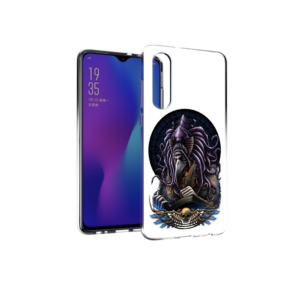 

Чехол MyPads Tocco для Huawei P30 умный ворон, Прозрачный, Tocco