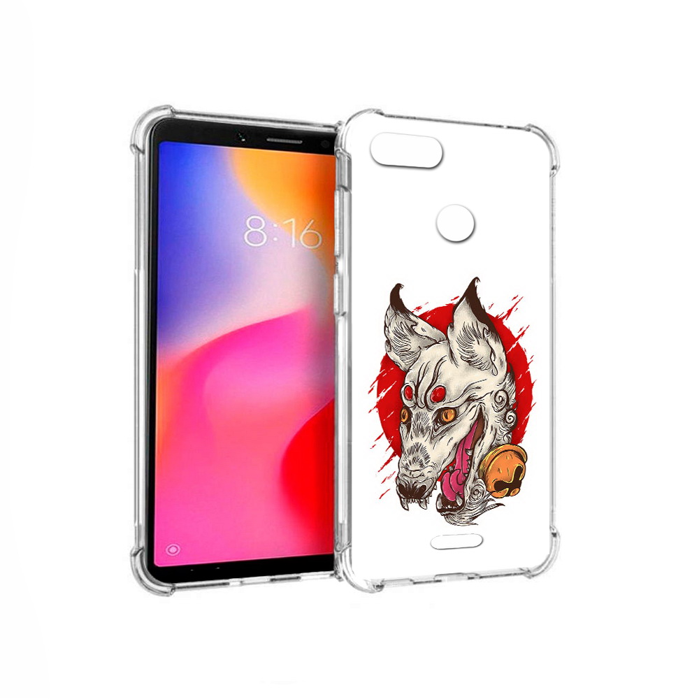 

Чехол MyPads Tocco для Xiaomi Redmi 6 страшная собака (PT113762.304.627), Прозрачный, Tocco