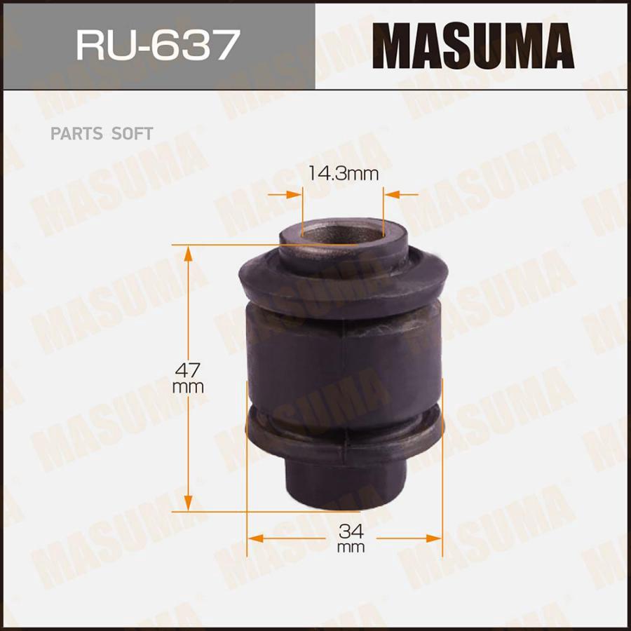 

MASUMA RU637 Сайлентблок MASUMA LAND CRUISER. UZJ200
