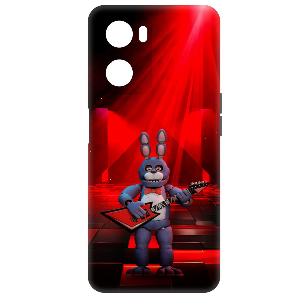 

Чехол-накладка Krutoff Soft Case ФНАФ - Бонни с гитарой для Oppo A57 черный