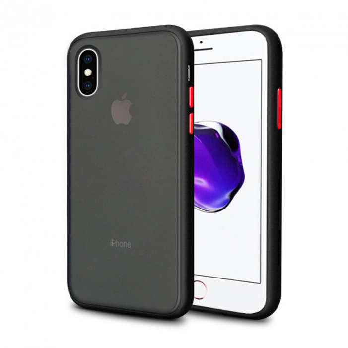 

Чехол силиконовый для iPhone XR противоударный Gingle series черный, Apple iPhone XR