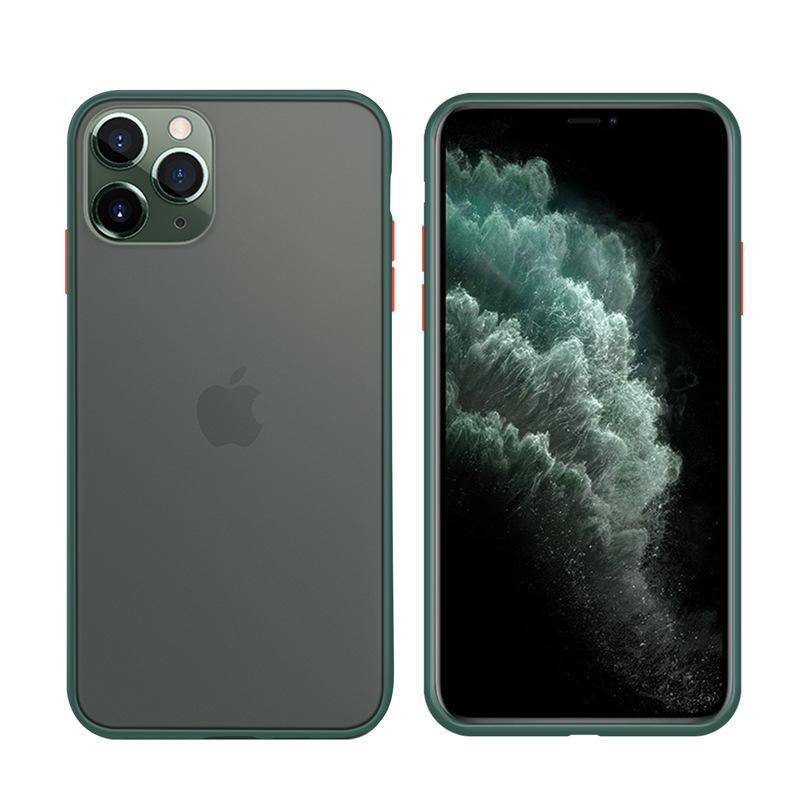 фото Чехол силиконовый для iphone 11 противоударный gingle series темно-зеленый grand price