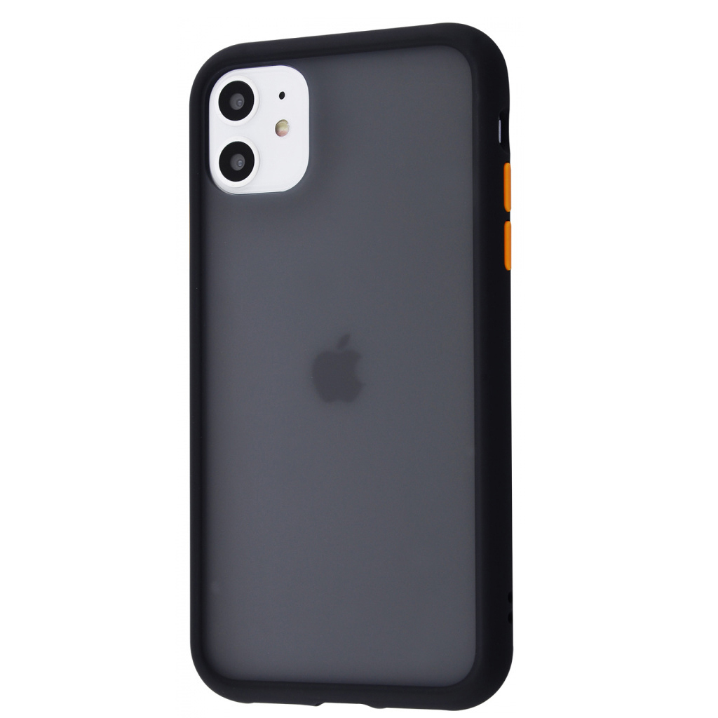 

Чехол силиконовый для iPhone 11 противоударный Gingle series черный, Apple iPhone 11