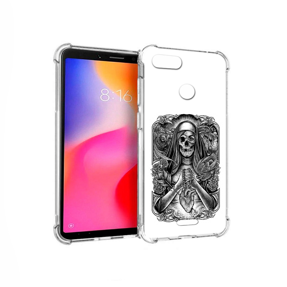 

Чехол MyPads Tocco для Xiaomi Redmi 6 скелет с сердцем (PT113762.304.603), Прозрачный, Tocco