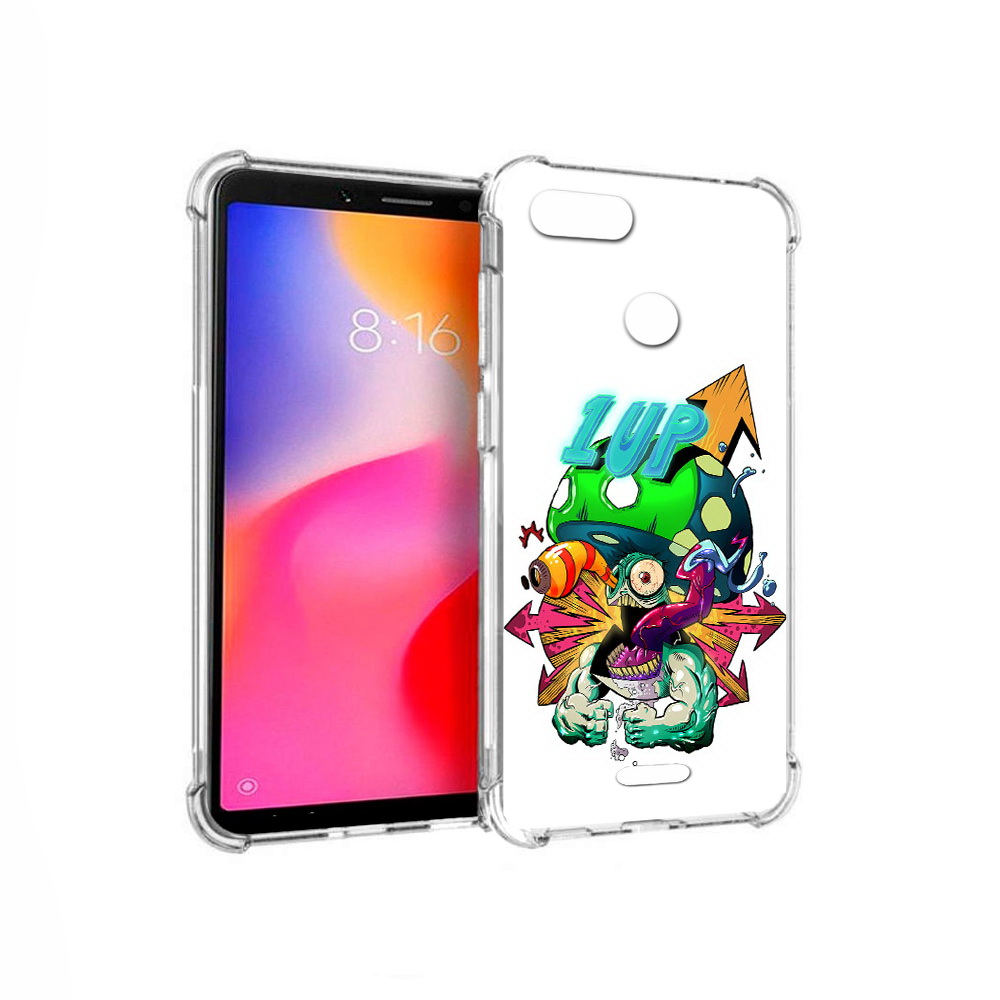 Чехол MyPads Tocco для Xiaomi Redmi 6 сильный гриб абстракция (PT113762.304.599)