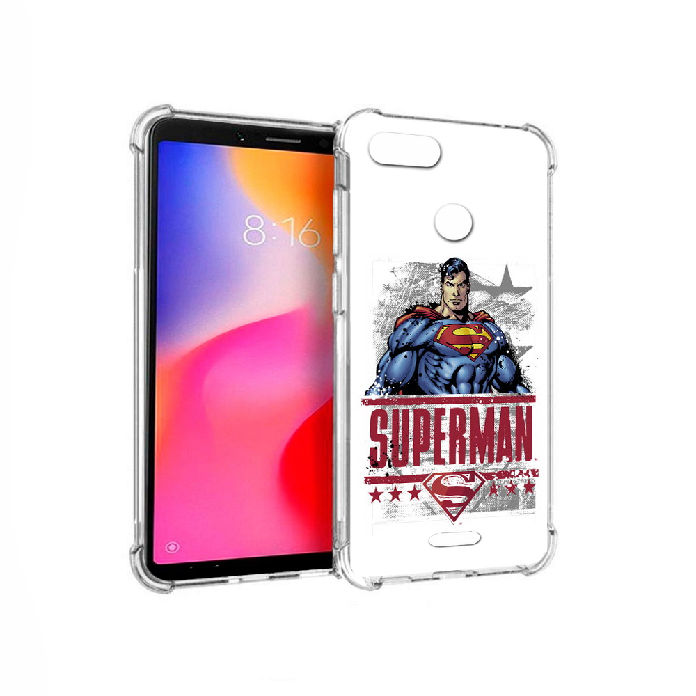 

Чехол MyPads Tocco для Xiaomi Redmi 6 рисунок супермен (PT113762.304.583), Прозрачный, Tocco