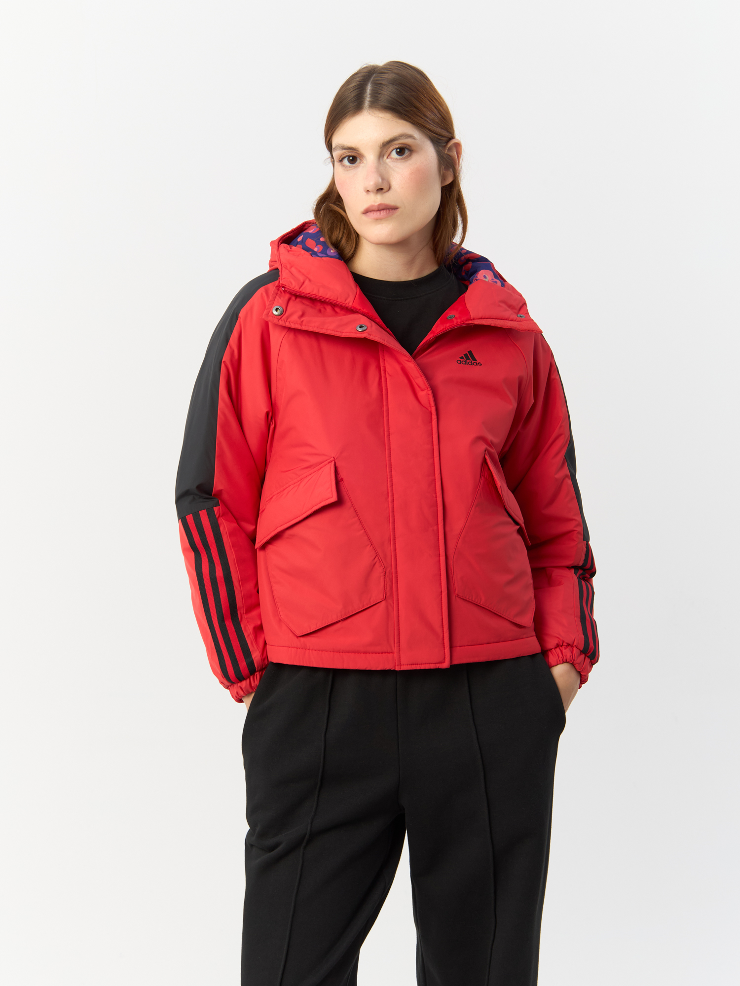 Куртка женская Adidas W Cny X-bu Jkt GN7377 красная 50 9090₽